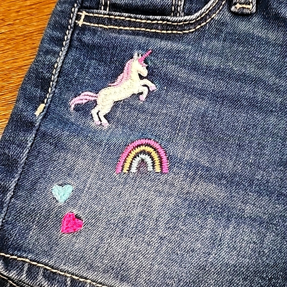 Jumping Beans toddler girls size 3T unicorn shorts - Picture 2 of 4